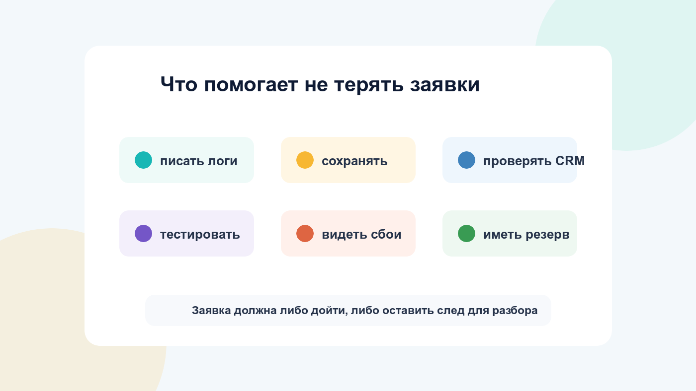 Что помогает не терять заявки на сайте 1С-Битрикс